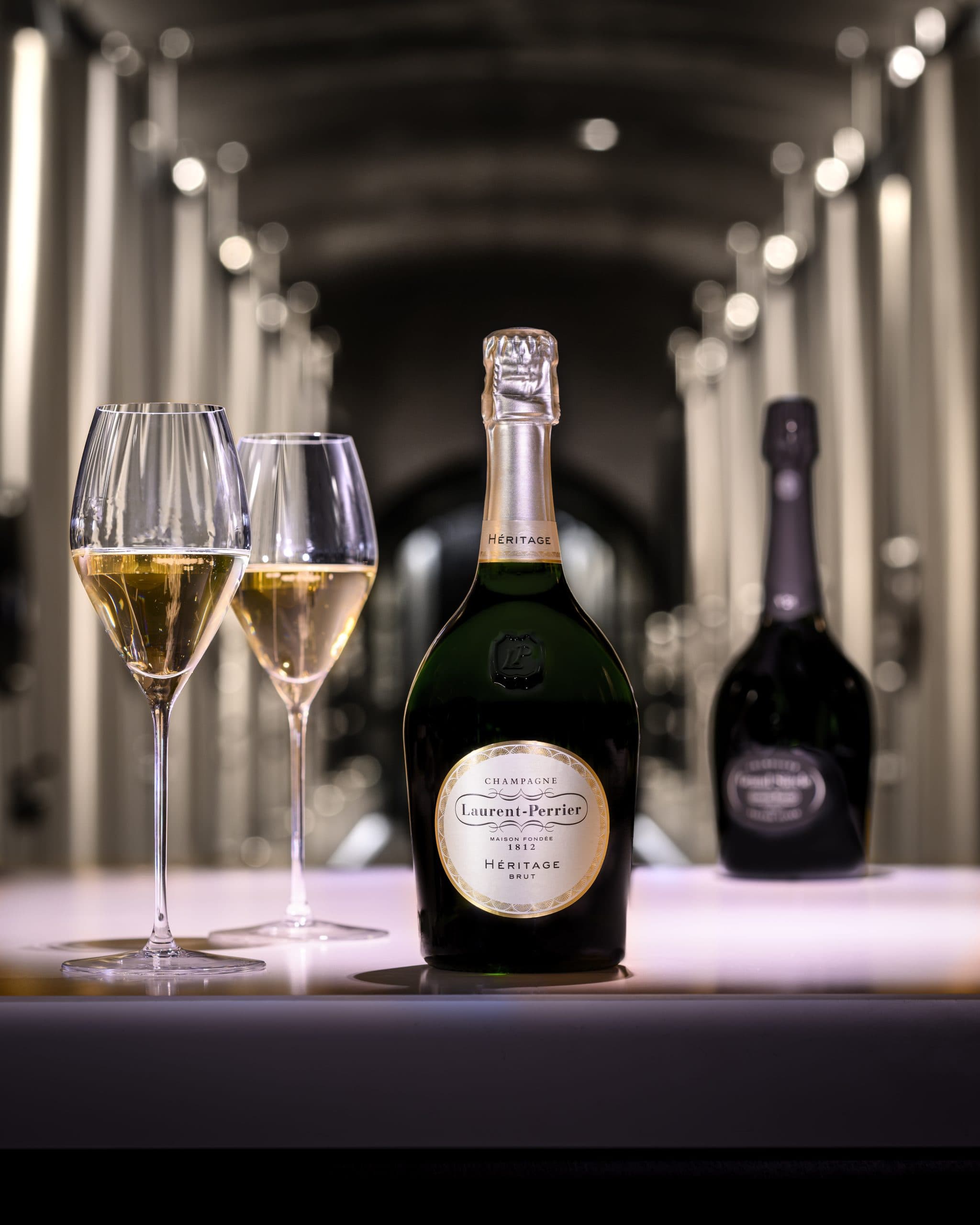 Laurent-Perrier Champagne ice bucket partner showcase